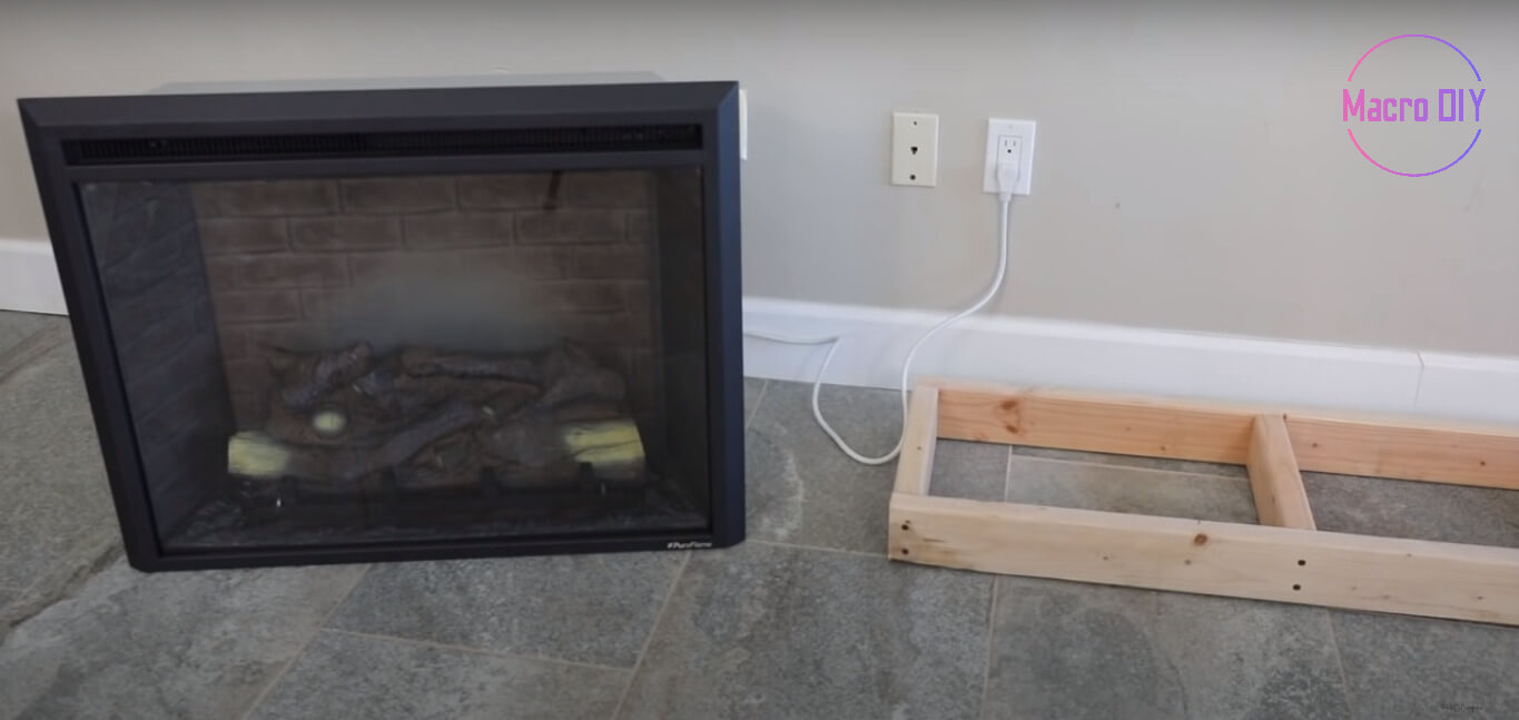 build a fireplace surround for electric fireplace