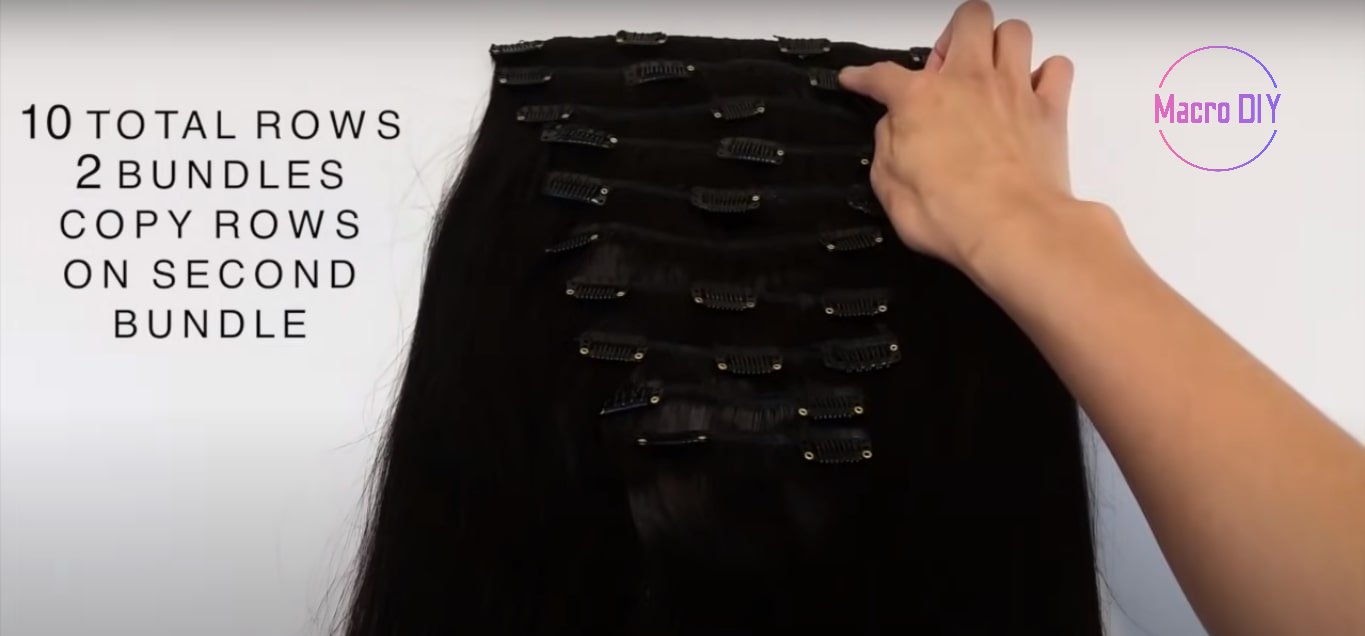 clip in hair extensions diy