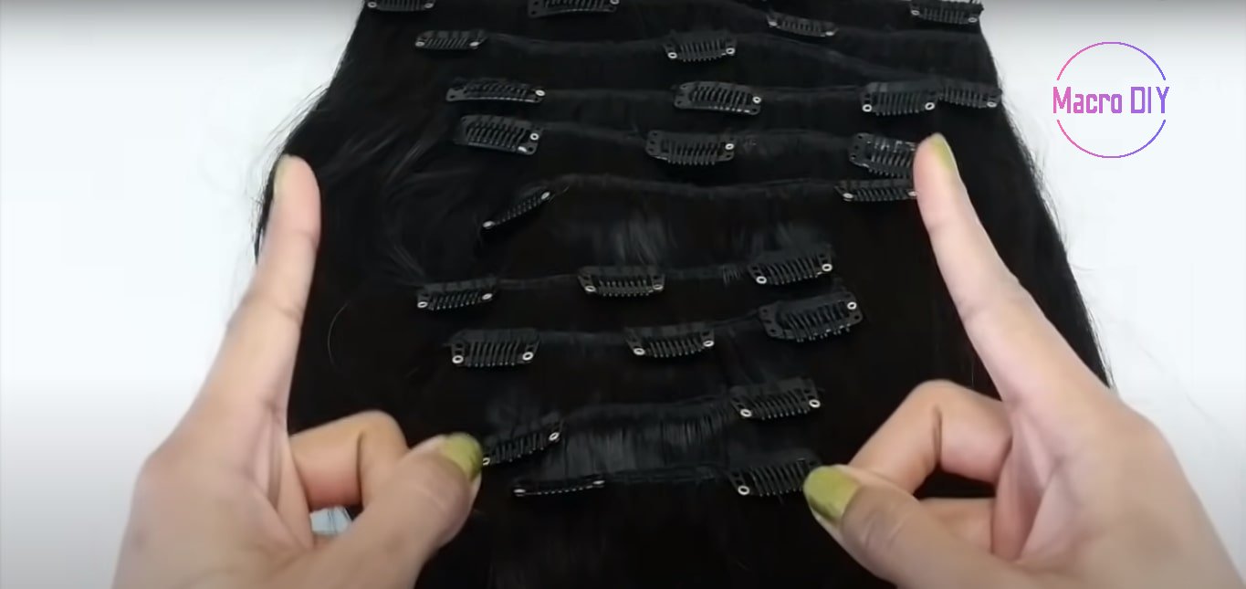 diy clip in hair extensions tutorial