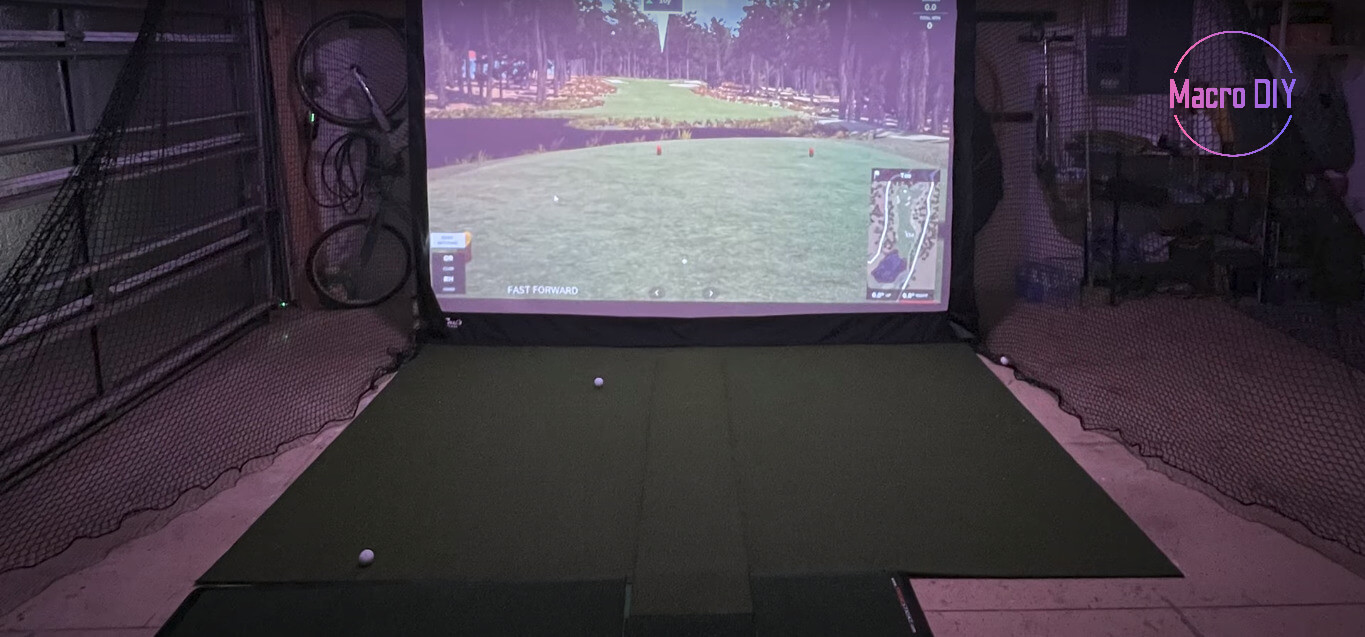 diy garage golf simulator