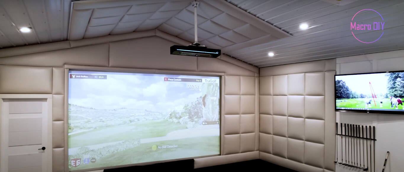 diy golf simulator enclosure