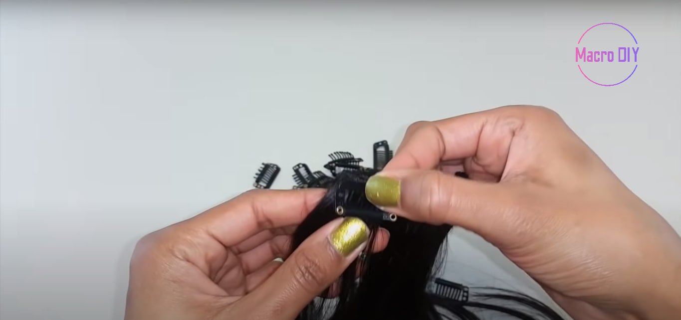 diy seamless clip in hair extensions